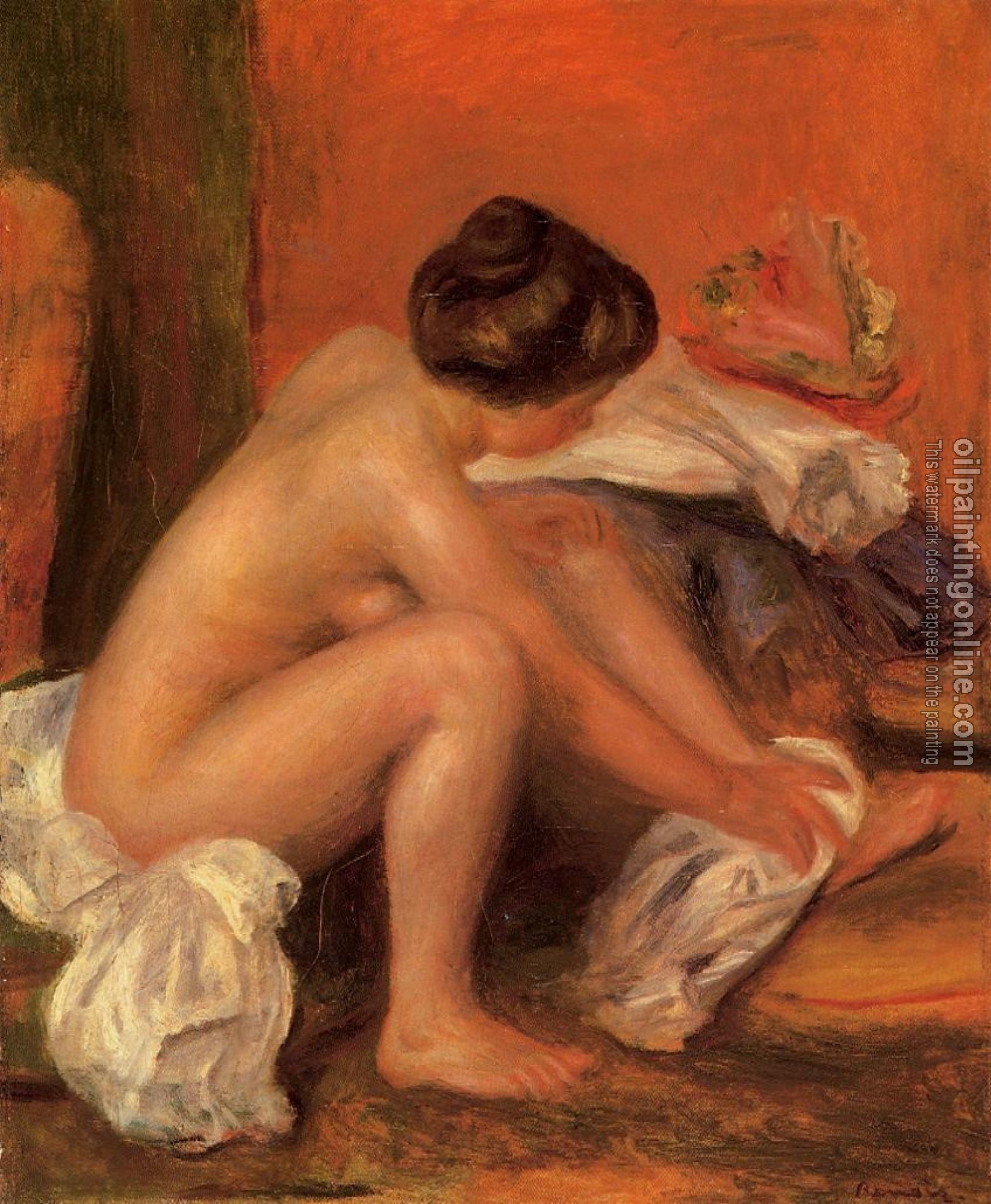 Renoir, Pierre Auguste - Bather Drying Her Feet